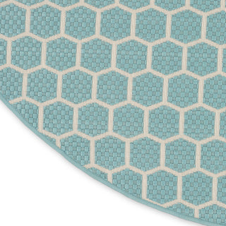The Rug Corner Nourison Home Twist Reversible TWS01 AQUA Area Rugs  