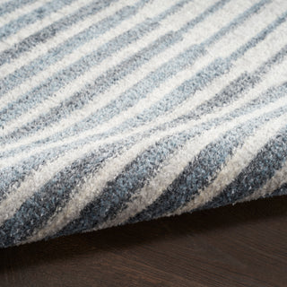 The Rug Corner Nourison Home Nourison Home - Astra Machine Washable Ivory/Blue Area Rug ASW03  
