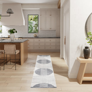 The Rug Corner Nourison Home Nourison Home - Astra Machine Washable Ivory/Blue Area Rug ASW03  