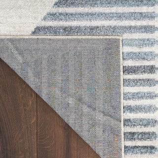 The Rug Corner Nourison Home Nourison Home - Astra Machine Washable Ivory/Blue Area Rug ASW03  