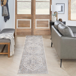 Nourison Home - Astra Machine Washable Silver/Green Area Rug ASW12