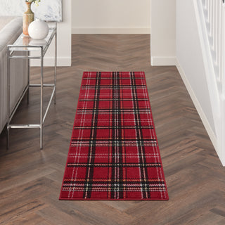 The Rug Corner Nourison Home Grafix GRF03 RED Area Rugs  