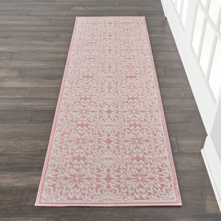 The Rug Corner Nourison Home Nourison Home - Jubilant Ivory/Pink Area Rug JUB06  