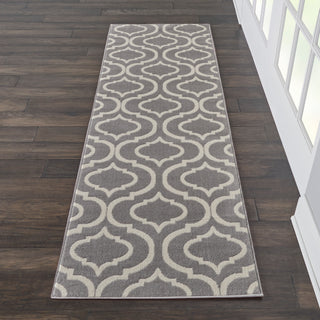 The Rug Corner Nourison Home Jubilant JUB19 GREY Area Rugs  