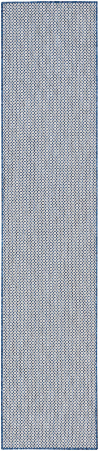 The Rug Corner Nourison Home Courtyard COU01 IVBLU Area Rugs  