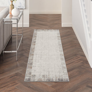 The Rug Corner Nourison Home Elation ETN05 IVGRY Area Rugs  