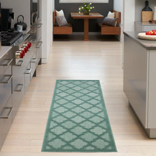 The Rug Corner Nourison Home Easy Care NES01 AQUTL Area Rugs  