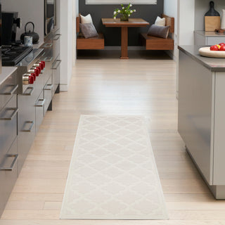 The Rug Corner Nourison Home Easy Care NES01 IVWHT Area Rugs  