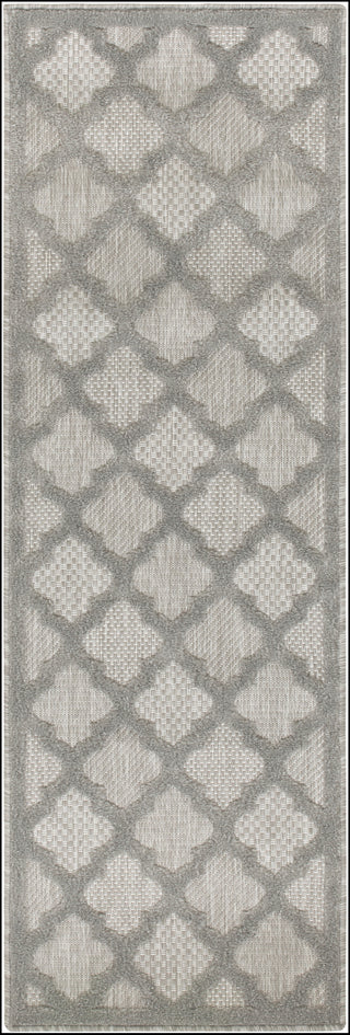 The Rug Corner Nourison Home Nourison Home - Easy Care Silver/Green Area Rug NES01  