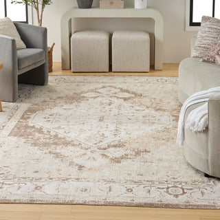 The Rug Corner Nourison Home Nourison Home - Astra Machine Washable Beige Area Rug ASW11  