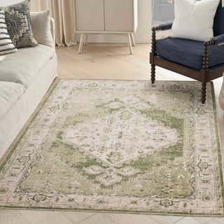 The Rug Corner Nourison Home Astra Machine Washable ASW11 IVGRN Area Rugs  