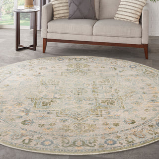 The Rug Corner Nourison Home Nourison Home - Astra Machine Washable Blue/Green Area Rug ASW12  