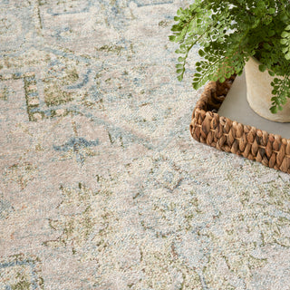 The Rug Corner Nourison Home Nourison Home - Astra Machine Washable Blue/Green Area Rug ASW12  