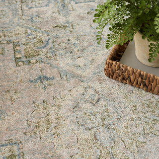 The Rug Corner Nourison Home Nourison Home - Astra Machine Washable Blue/Green Area Rug ASW12  