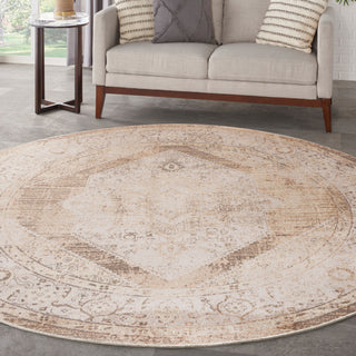 The Rug Corner Nourison Home Nourison Home - Astra Machine Washable Beige Area Rug ASW13  