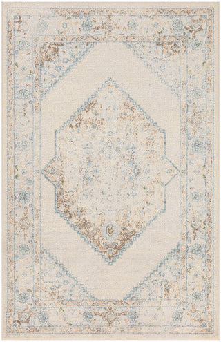 The Rug Corner Nourison Home Nourison Home - Astra Machine Washable Ivory/Blue Area Rug ASW13  