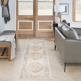 The Rug Corner Nourison Home Nourison Home - Astra Machine Washable Ivory/Blue Area Rug ASW13  
