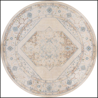 The Rug Corner Nourison Home Nourison Home - Astra Machine Washable Ivory/Blue Area Rug ASW13  