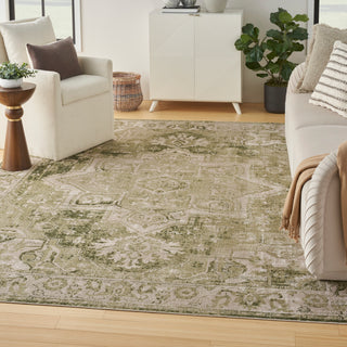 The Rug Corner Nourison Home Nourison Home - Astra Machine Washable Ivory/Green Area Rug ASW12  