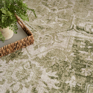 The Rug Corner Nourison Home Nourison Home - Astra Machine Washable Ivory/Green Area Rug ASW12  