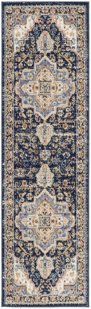 The Rug Corner Nourison Home Nourison Essentials Persian NRE07 NAVY Area Rugs  