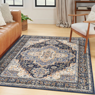The Rug Corner Nourison Home Nourison Essentials Persian NRE07 NAVY Area Rugs  