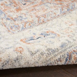 Nourison Home - Nourison Essentials  Beige/Blue Area Rug NRE07