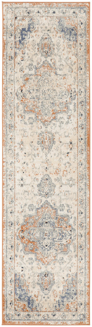 Nourison Home - Nourison Essentials  Beige/Blue Area Rug NRE07