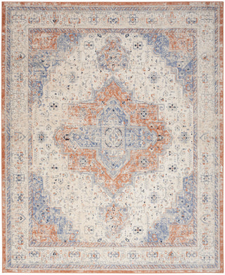 Nourison Home - Nourison Essentials  Beige/Blue Area Rug NRE07