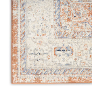 Nourison Home - Nourison Essentials  Beige/Blue Area Rug NRE07