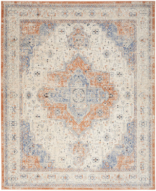 Nourison Home - Nourison Essentials  Beige/Blue Area Rug NRE07