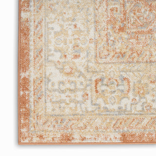 The Rug Corner Nourison Home Nourison Home - Nourison Essentials  Beige/Rust Area Rug NRE07  