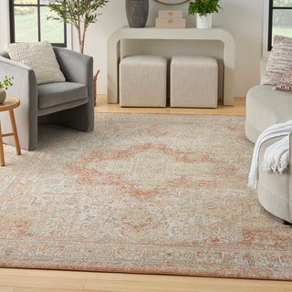 The Rug Corner Nourison Home Nourison Home - Nourison Essentials  Beige/Rust Area Rug NRE07  