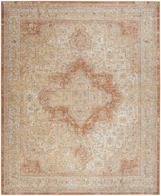 The Rug Corner Nourison Home Nourison Home - Nourison Essentials  Beige/Rust Area Rug NRE07  