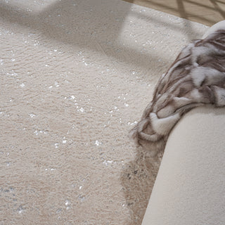 The Rug Corner Nourison Home Cozy Shimmer CSH01 IVSIL Area Rugs  