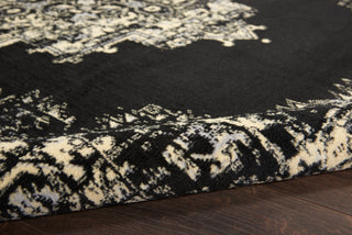 The Rug Corner Nourison Home Nourison Home - Grafix Black Area Rug GRF14  