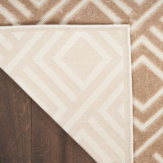 The Rug Corner Nourison Home Care Free CAF03 BROWN Area Rugs  