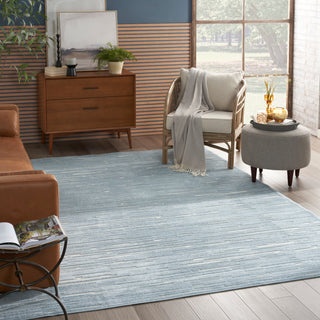 The Rug Corner Nourison Home Nourison Home - Care Free Blue Area Rug CAF04  