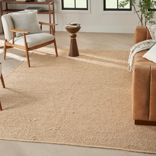The Rug Corner Nourison Home Natural Jute NJT01 BLCHD Area Rugs  
