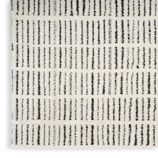 The Rug Corner Nourison Home Nourison Home - Modern Comfort Ivory/Black Area Rug MNC03  