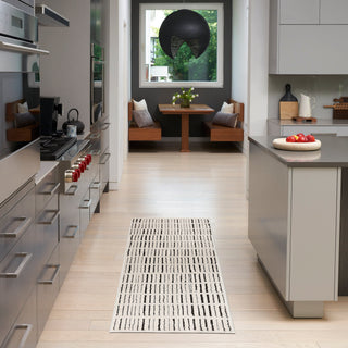 The Rug Corner Nourison Home Nourison Home - Modern Comfort Ivory/Black Area Rug MNC03  