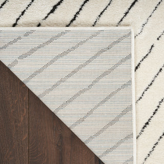 The Rug Corner Nourison Home Nourison Home - Modern Comfort Ivory/Black Area Rug MNC01  