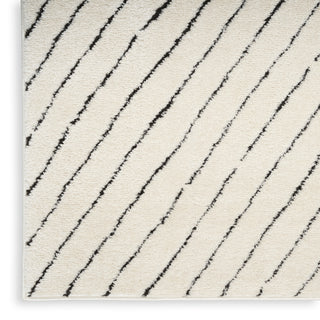 The Rug Corner Nourison Home Nourison Home - Modern Comfort Ivory/Black Area Rug MNC01  