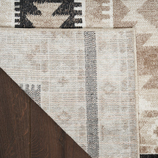 Nourison Home - Washable Decor Beige/Black Area Rug WSD06