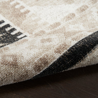 Nourison Home - Washable Decor Beige/Black Area Rug WSD06