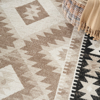 Nourison Home - Washable Decor Beige/Black Area Rug WSD06
