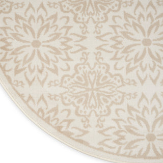 The Rug Corner Nourison Home Nourison Home - Jubilant Ivory/Beige Area Rug JUB06  