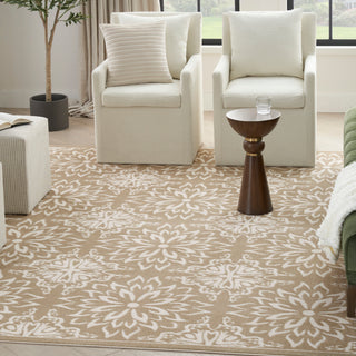 The Rug Corner Nourison Home Jubilant JUB06 TAUPE Area Rugs  