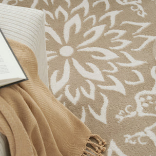 The Rug Corner Nourison Home Jubilant JUB06 TAUPE Area Rugs  