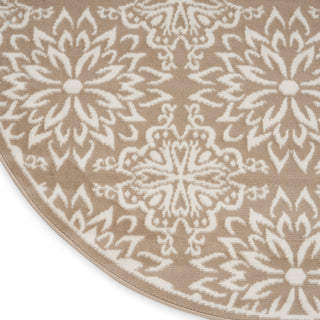 The Rug Corner Nourison Home Jubilant JUB06 TAUPE Area Rugs  
